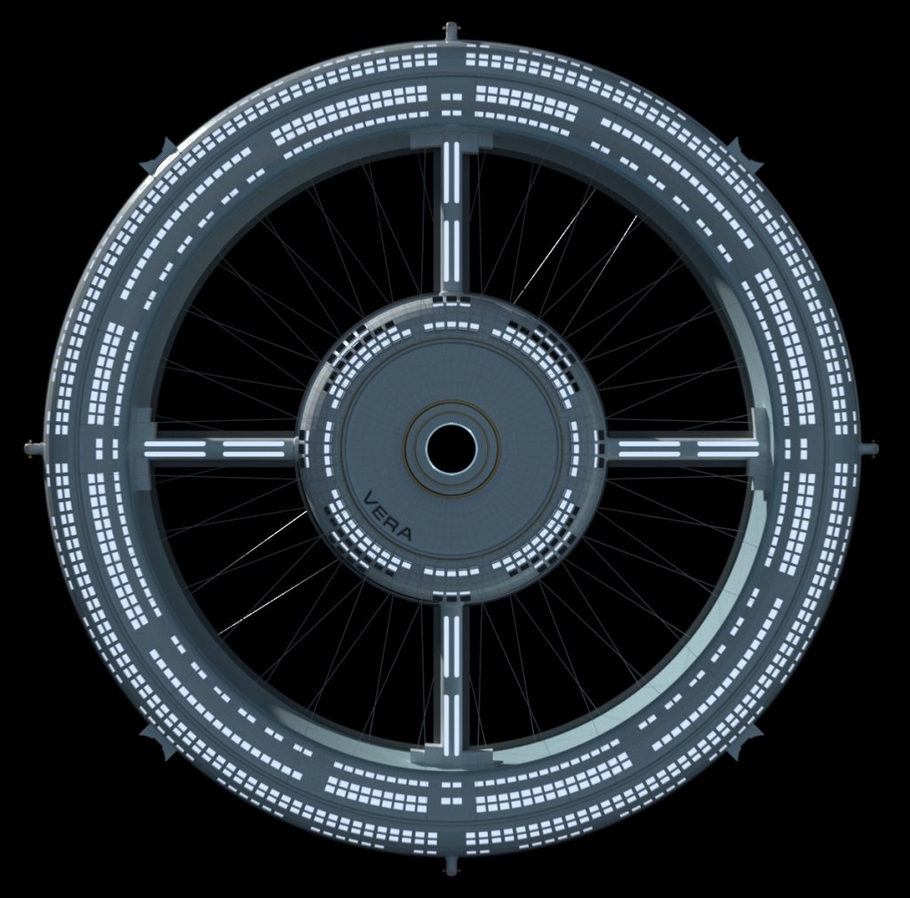 multiple torus space station